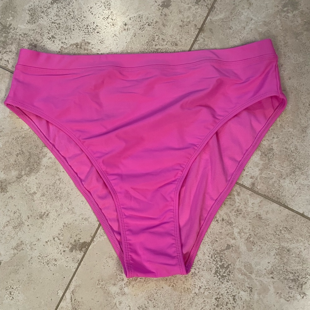 Hot pink bikini bottoms